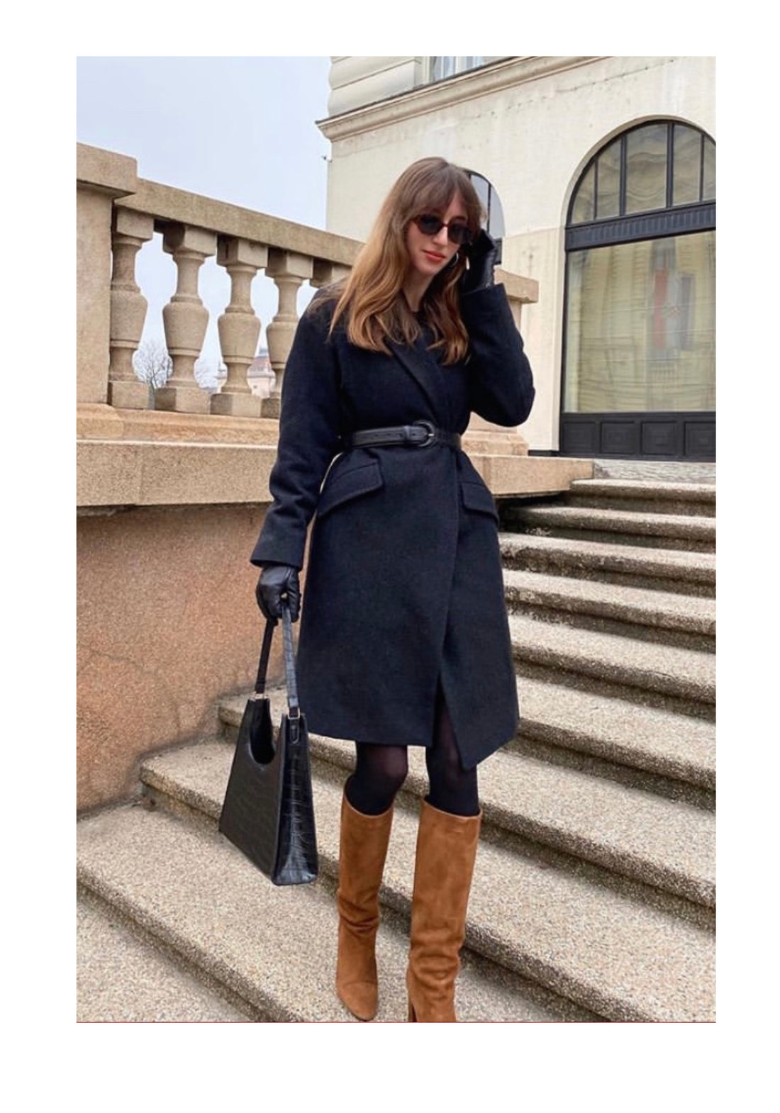 Ines Heli wears our ARIES bag
