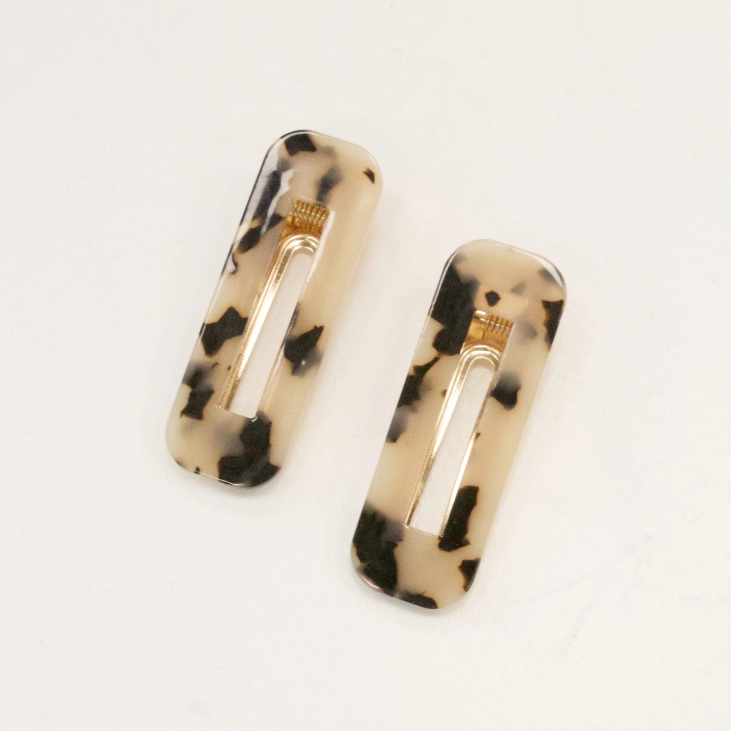Set of Two Tortoiseshell Hair Clips